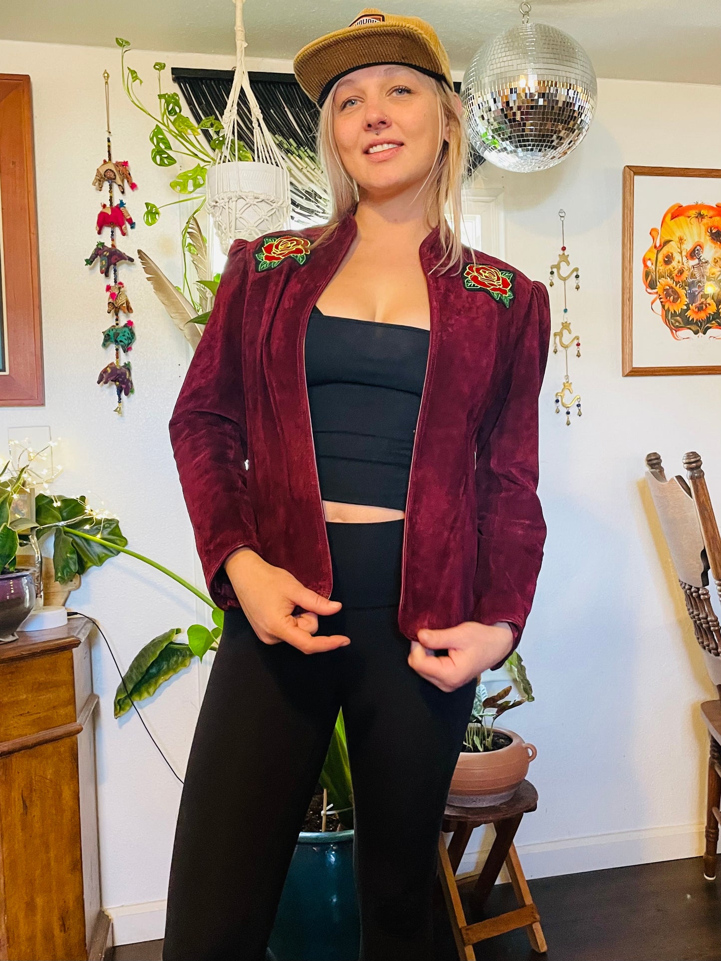 Suede Leather Stealie Jacket Size Women’s Medium