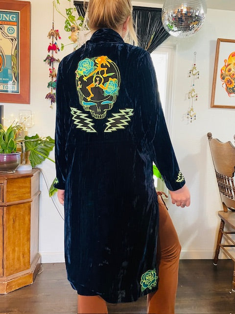 Velvet Panic Stealie Duster Small