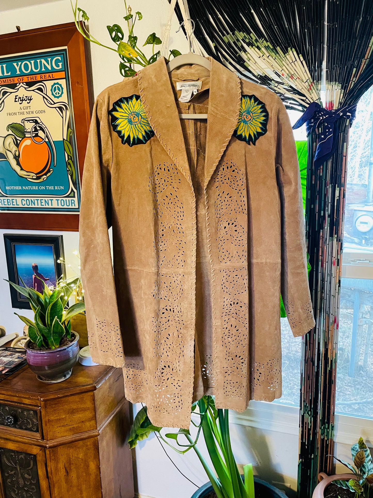 Suede Leather Sunshine Daydream Jacket Women’s Medium
