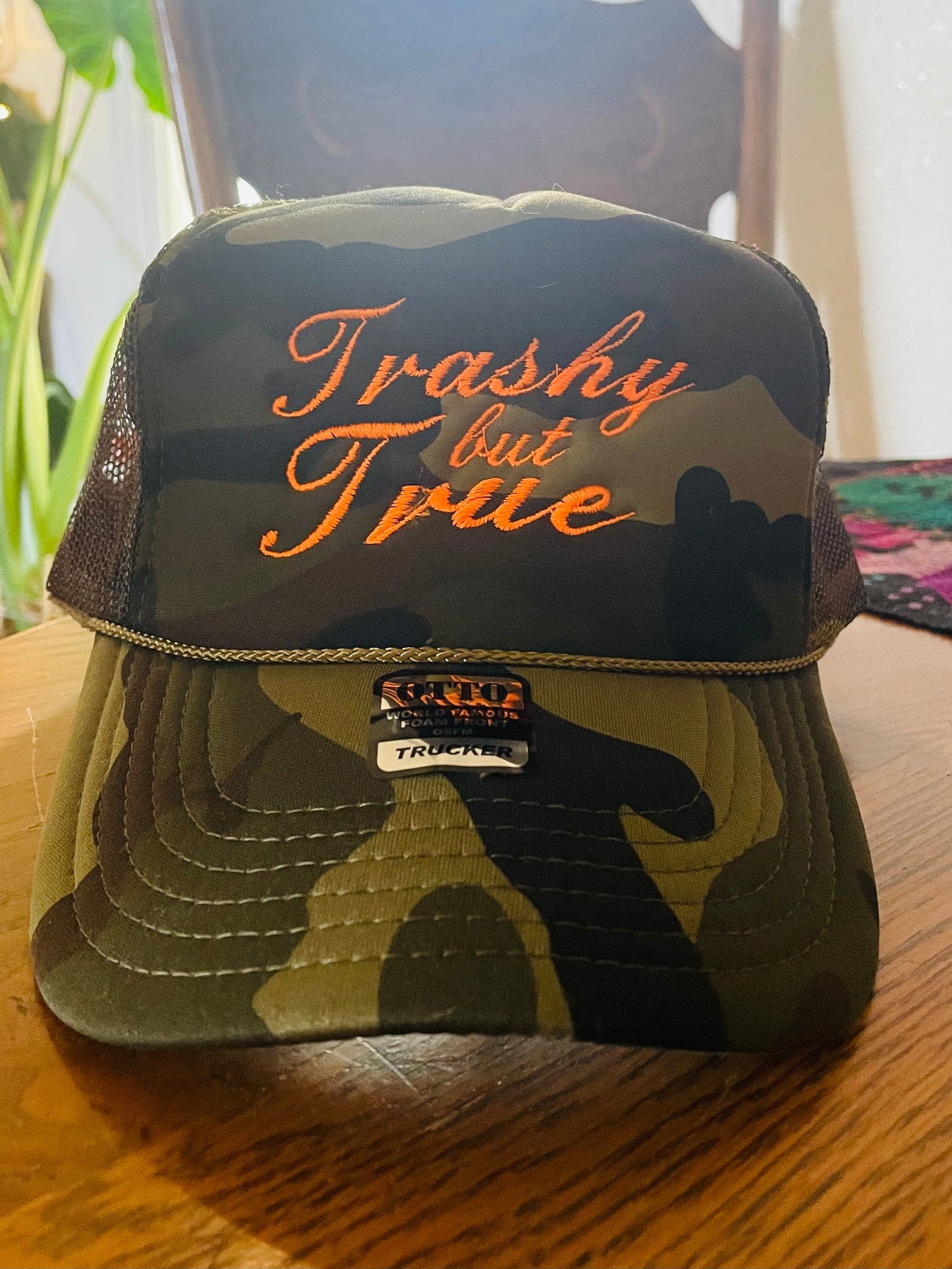 Trashy but True Panic Trucker Hat