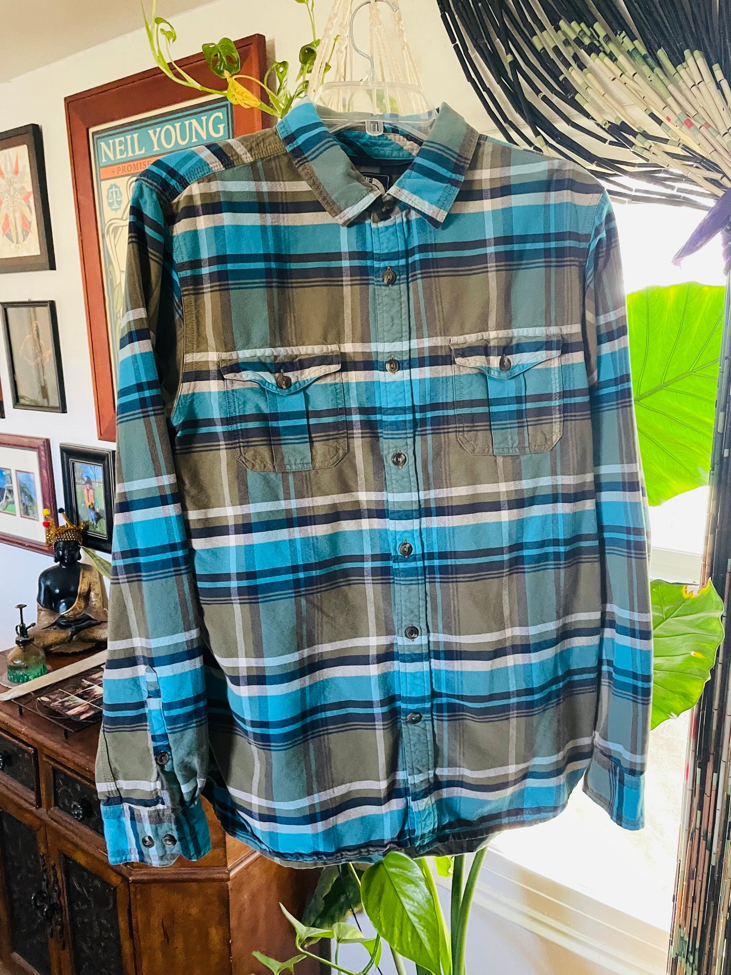 Men’s Medium Grateful Trout Flannel