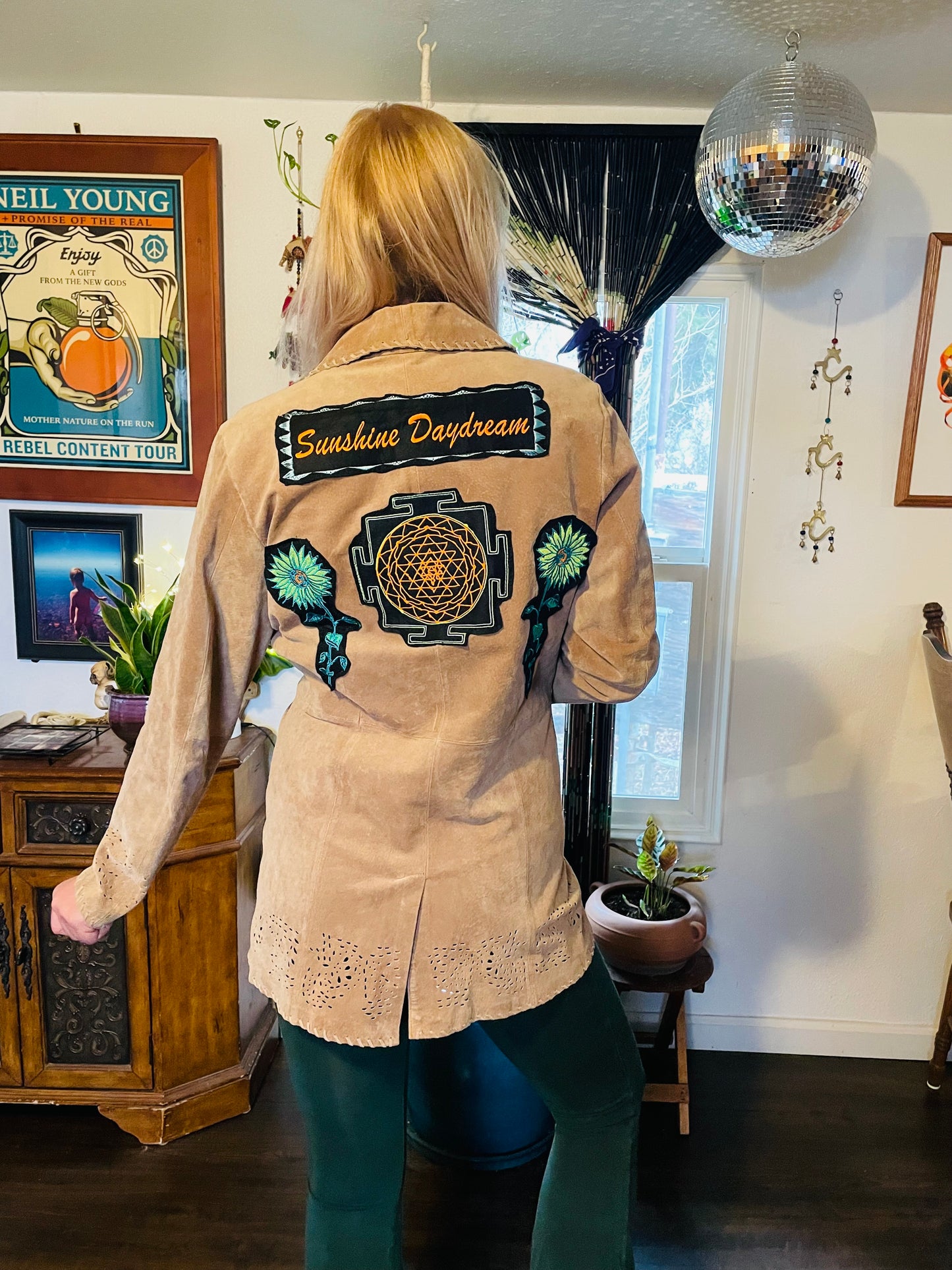 Suede Leather Sunshine Daydream Jacket Women’s Medium