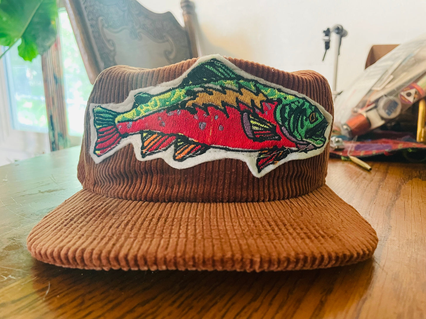 Corduroy Grateful Dead Trout Hat