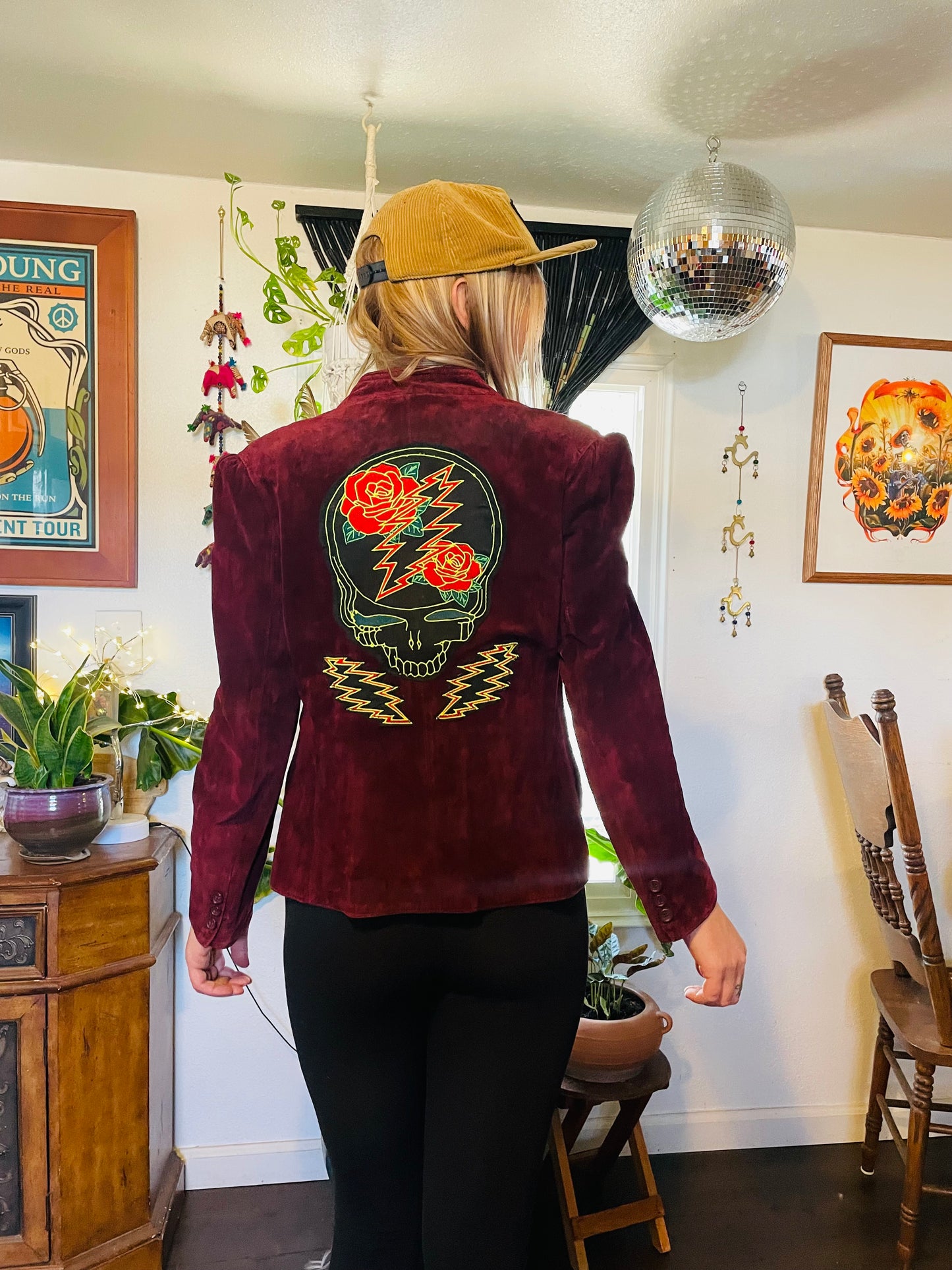 Suede Leather Stealie Jacket Size Women’s Medium