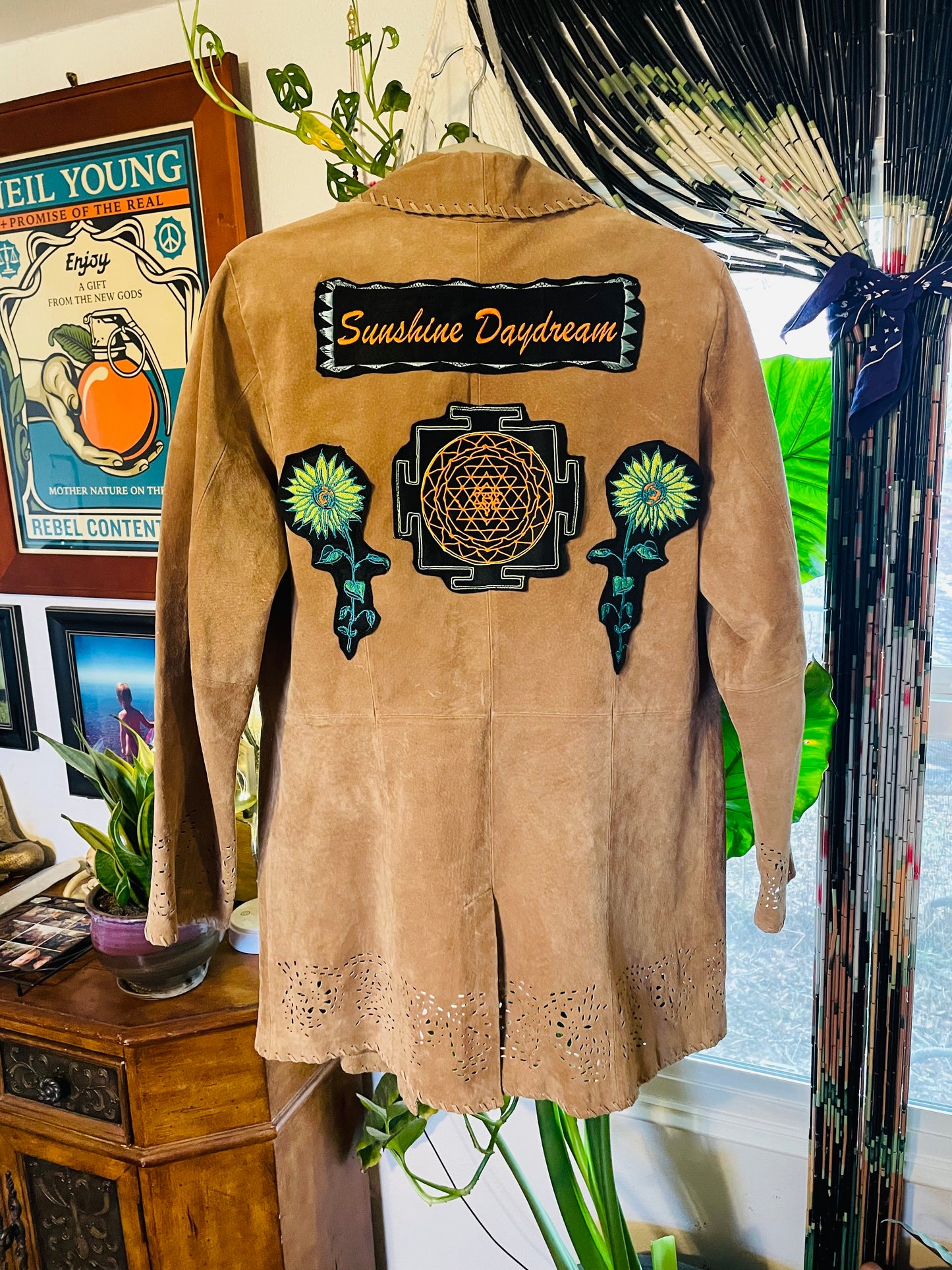 Suede Leather Sunshine Daydream Jacket Women’s Medium
