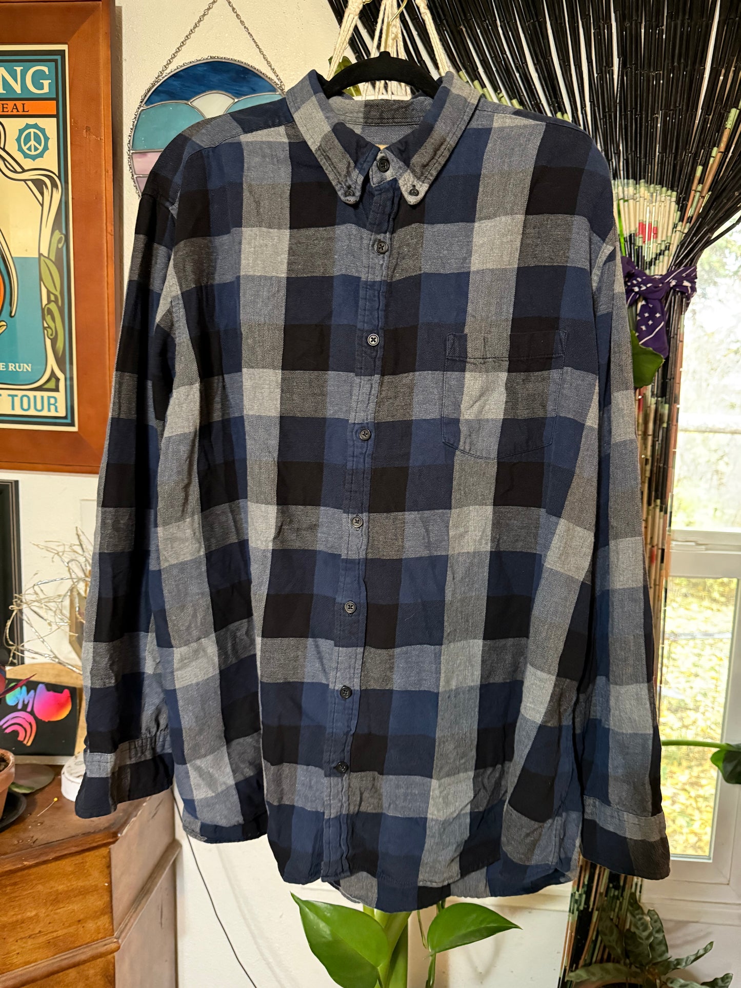 XXL Men’s Embrodiered Mikey Flannel