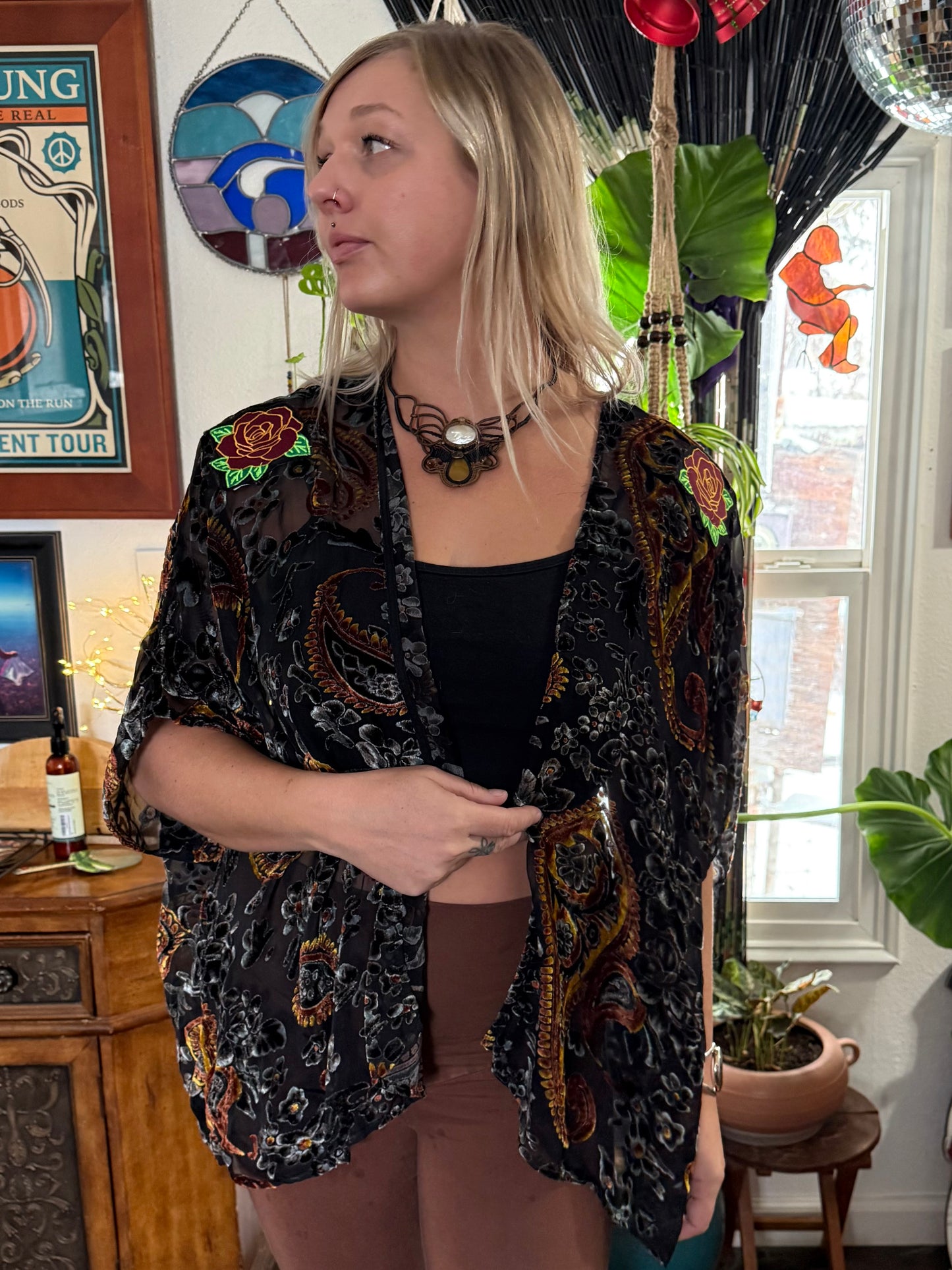 Burnout Velvet Panic Duster