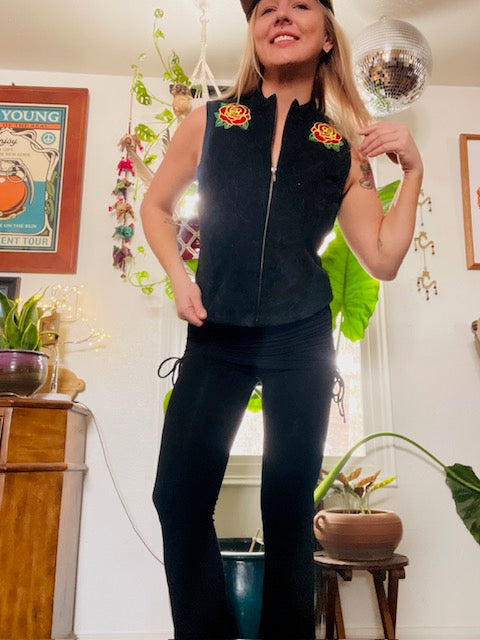 Suede Leather Stealie Vest Women’s Medium