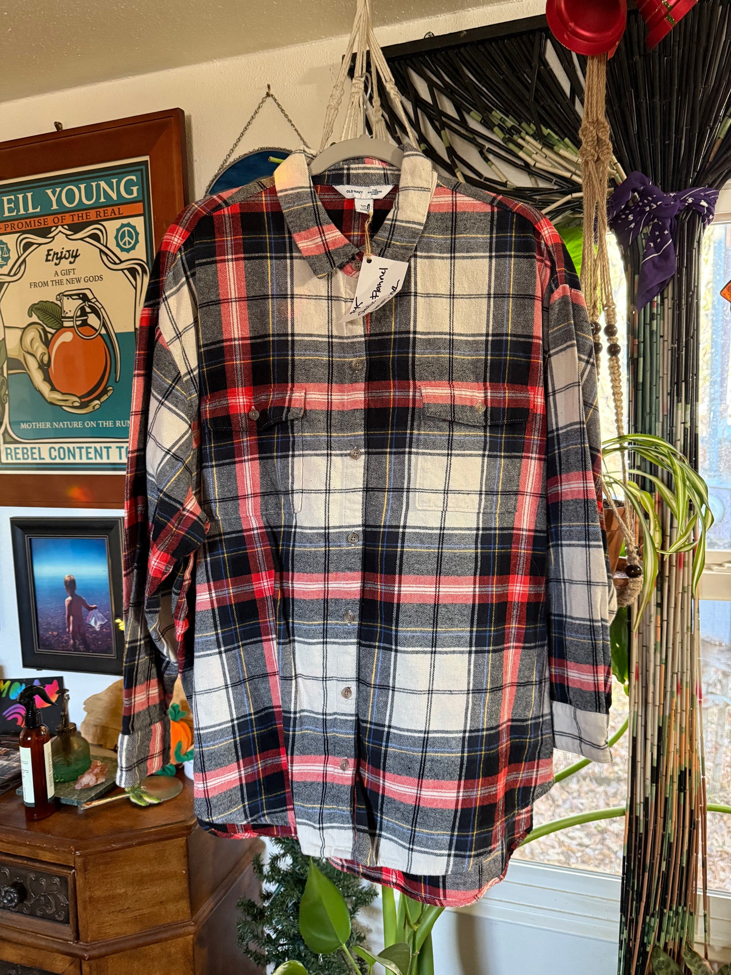 Flower of Life Stealie Flannel Women’s XL/XXL