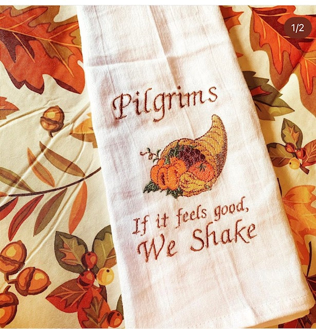 Pilgrims Widespread Panic Tea Towel