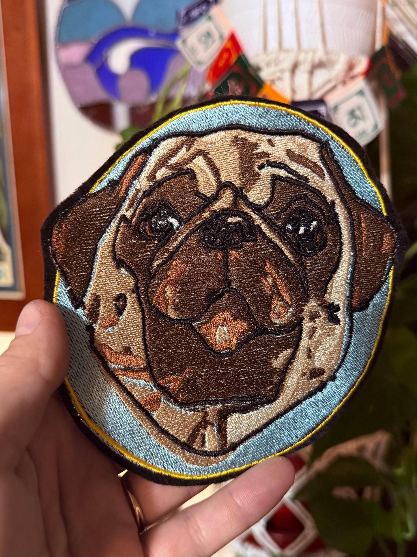 ‘Jerry’ Pug Patch 5.5 Inches