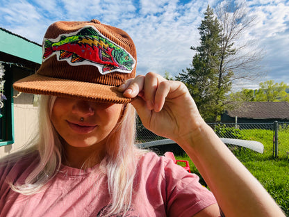 Corduroy Grateful Dead Trout Hat