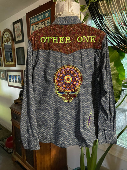 The Other One Wrangler Pearl Snap Shirt XL