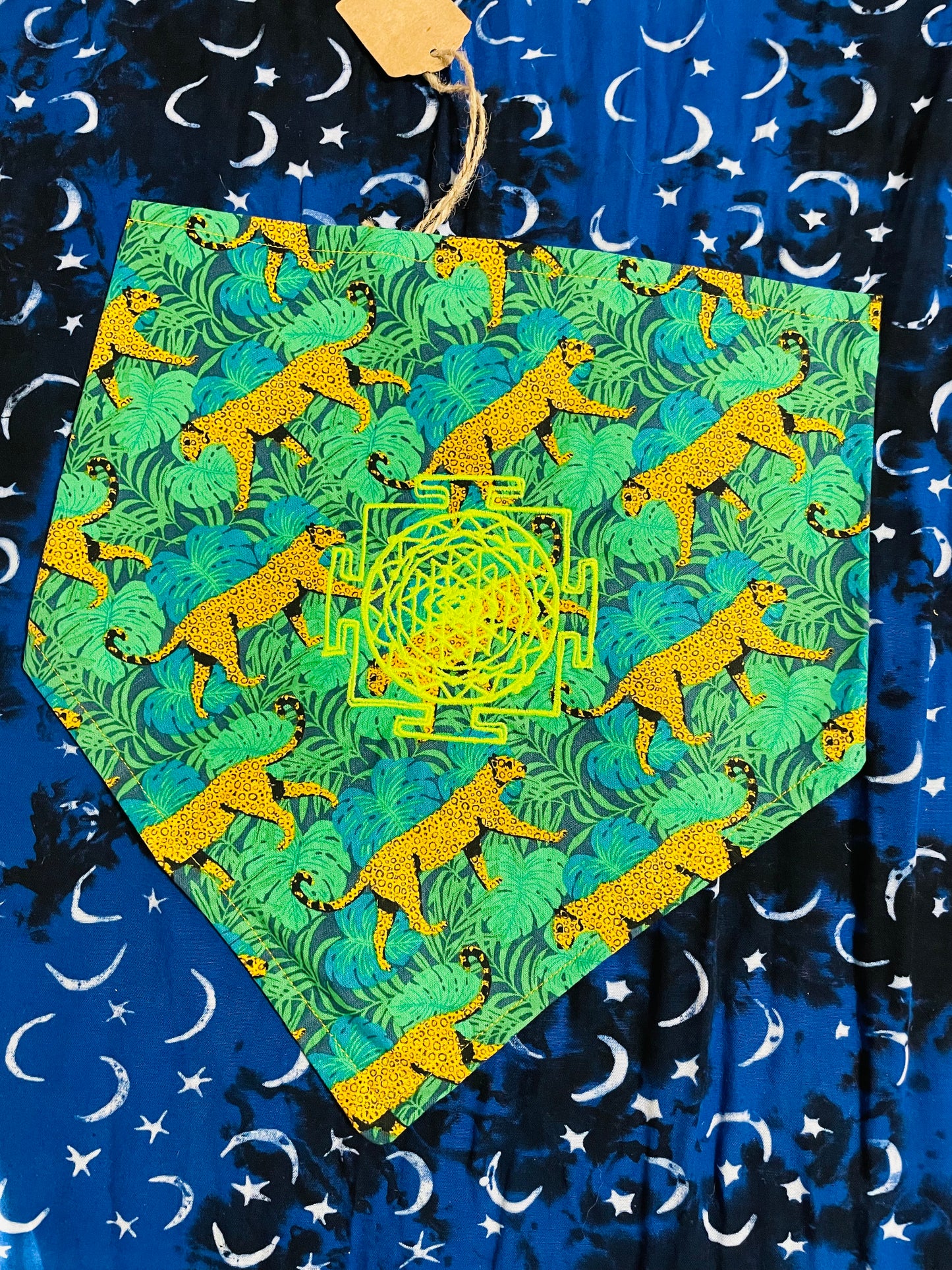 Cheetah Jungle Yantra Bandana