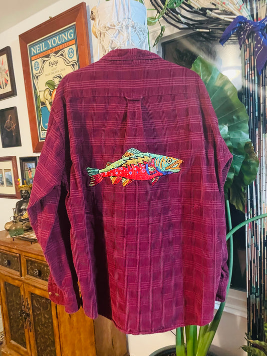 Grateful Trout Corduroy Jacket Men’s XL Tall