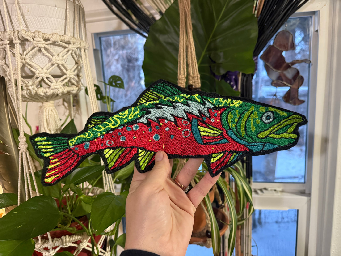 14” Grateful Trout Patch