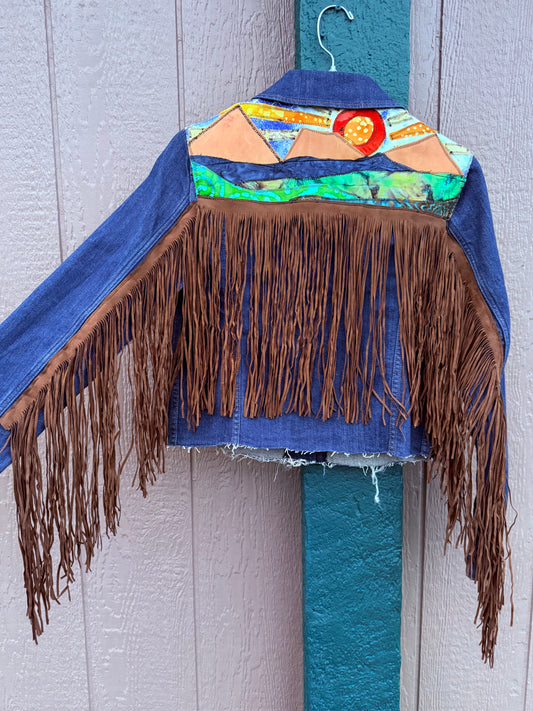 Phish Donut Levi’s Fringe Jacket Women’s Medium