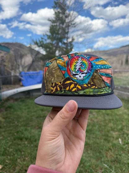 Patchwork Mountain Stealie Hat