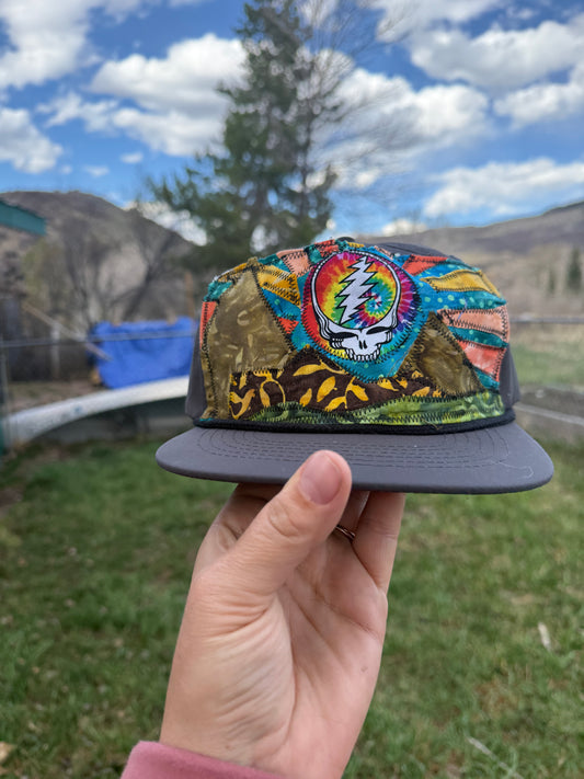 Patchwork Mountain Stealie Hat