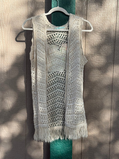 Small/Medium Ain’t Life Grand Crochet Vest