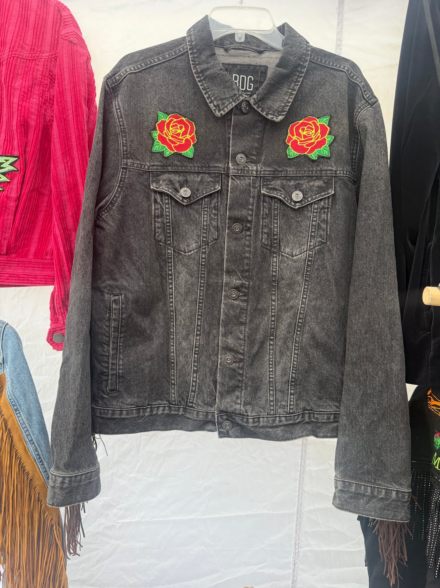 Mama Tried XL Fringe Denim Jacket