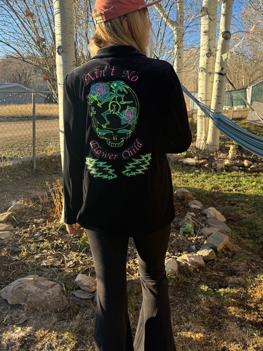 Greta Velvet Blazer Large