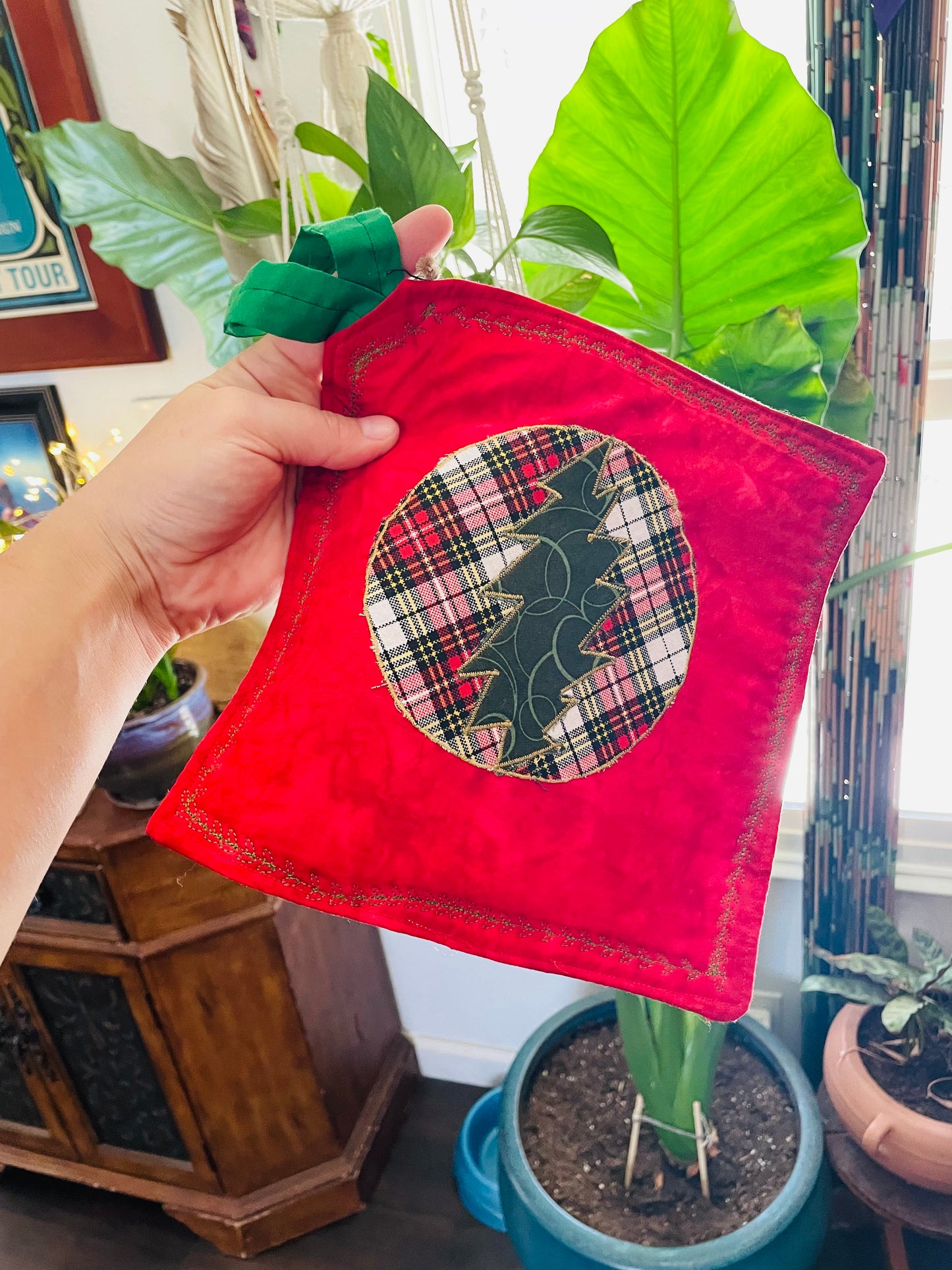 Grateful Dead Christmas Pot Holder