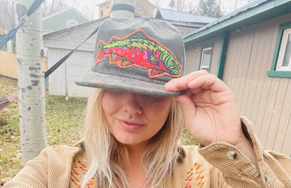 Corduroy Grateful Dead Trout Hat