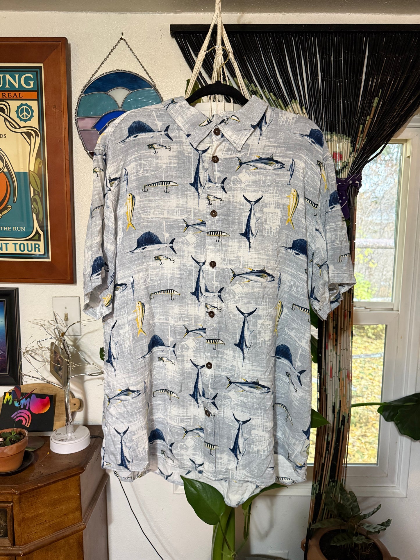 Coconuts Panic Hawaiian Shirt Men’s XXL