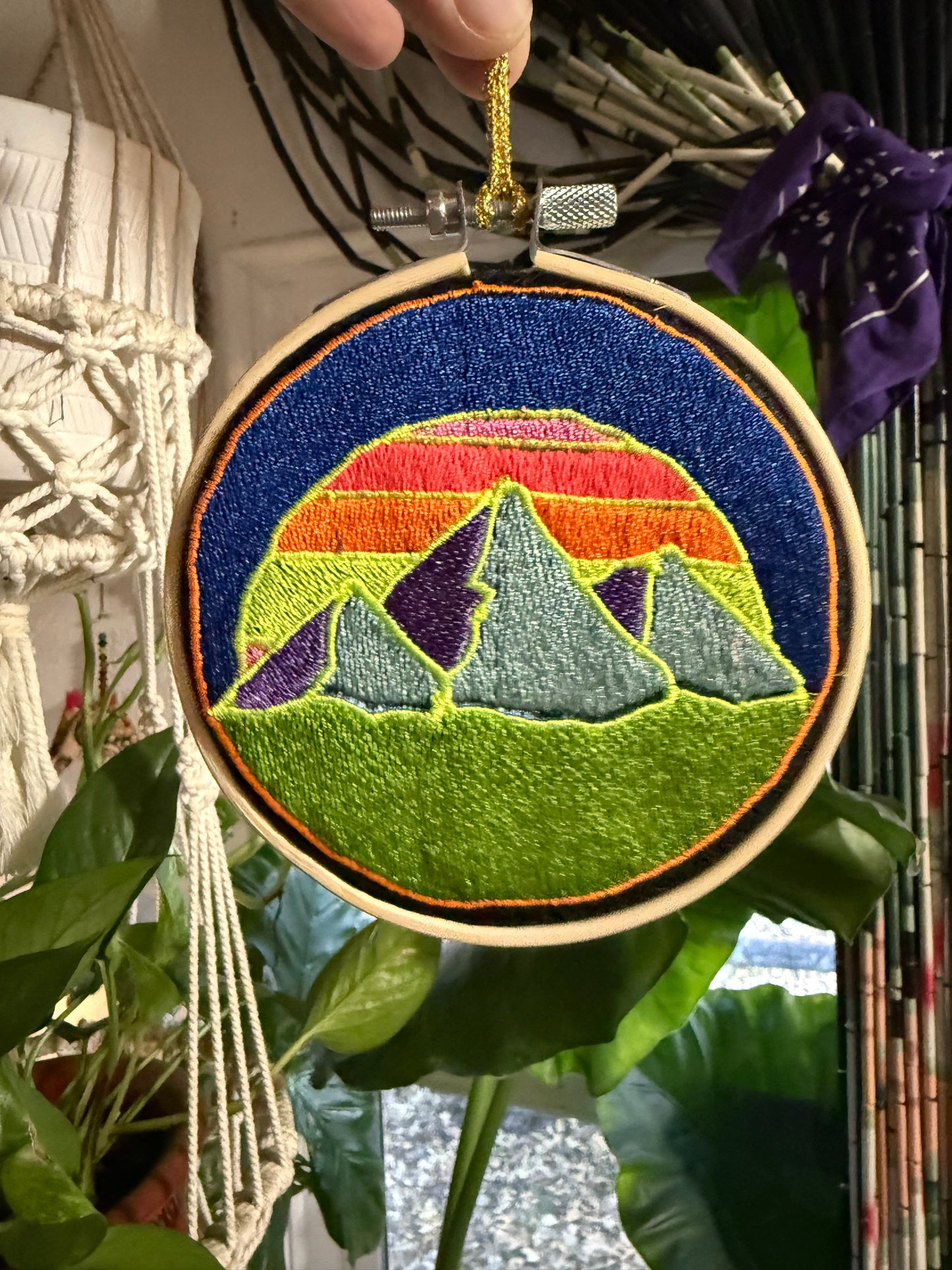 Surprise Valley 4” Embroidered Ornament