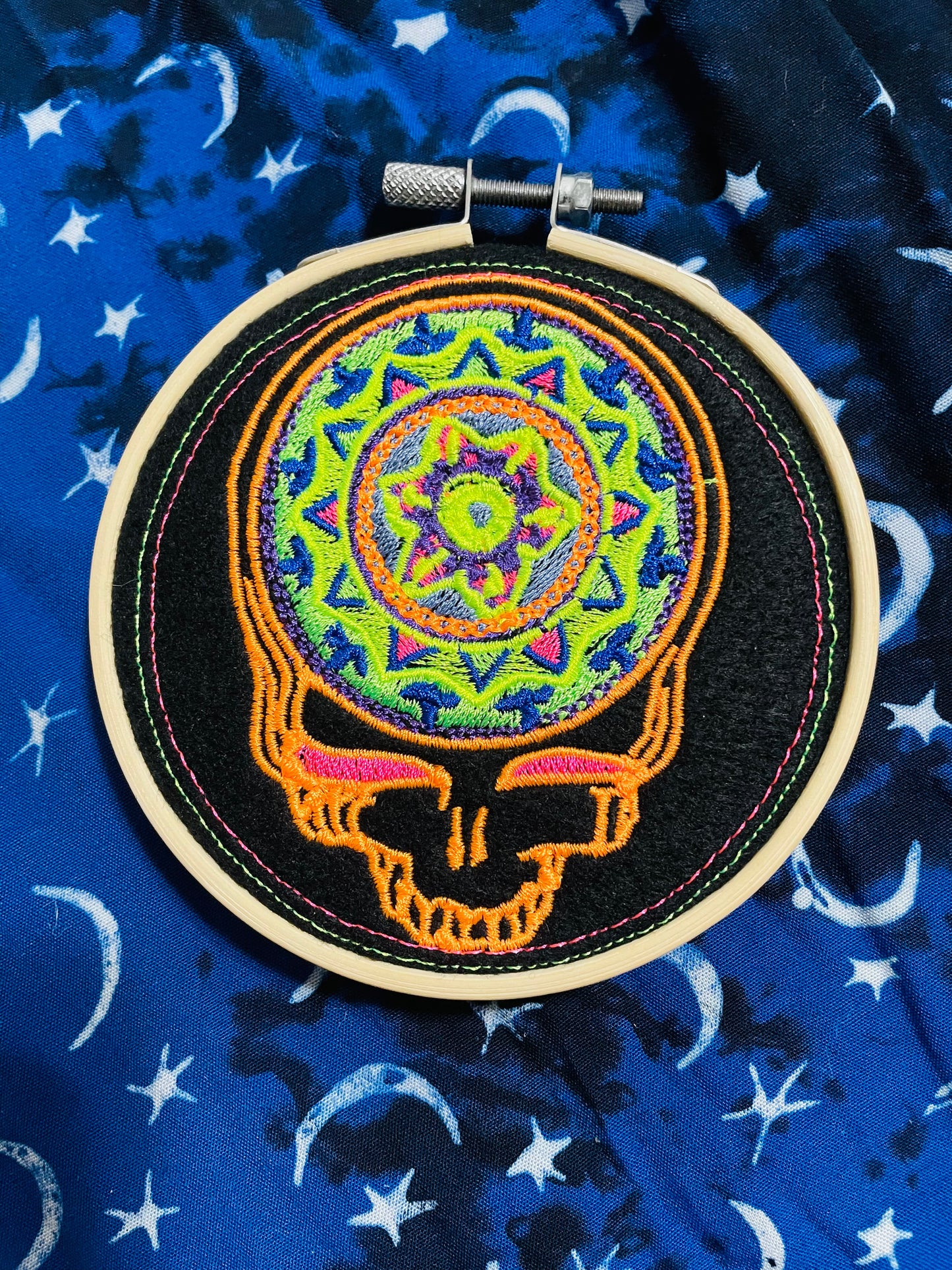 4” Mandala Stealie Hoop