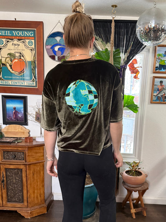 Disco Mikey Velvet Shirt Size Medium/Large