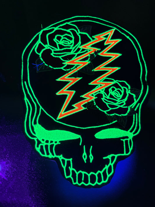 10.5” Rose and Bolts Patch