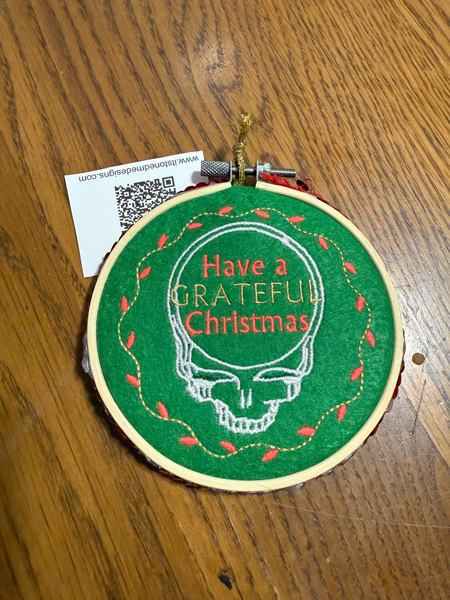 4” Grateful Christmas Ornament