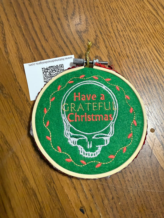4” Grateful Christmas Ornament
