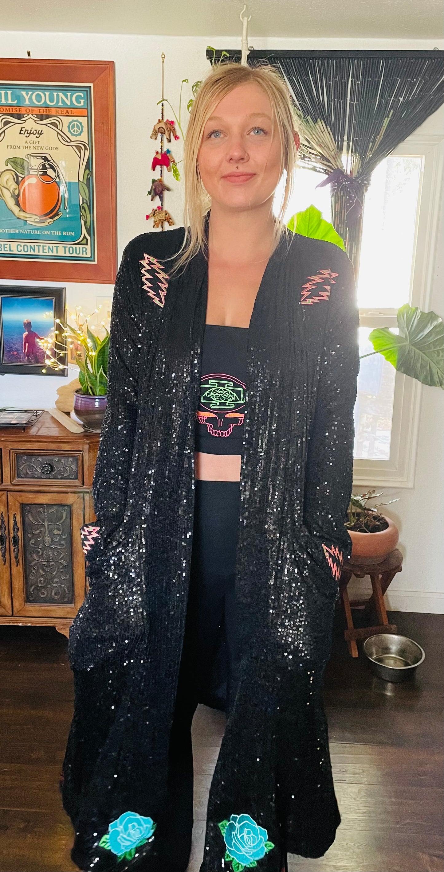 Sequin Stealie Duster Small/Medium