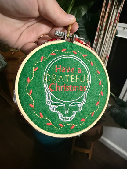 4” Grateful Christmas Ornament