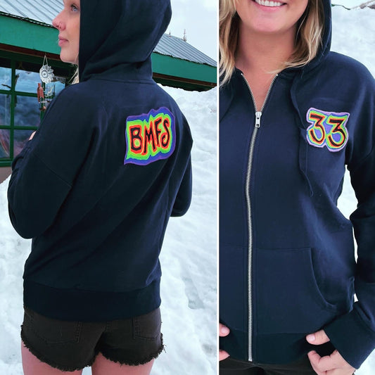 Embroidered Billy Strings Zip-Up Hoodie