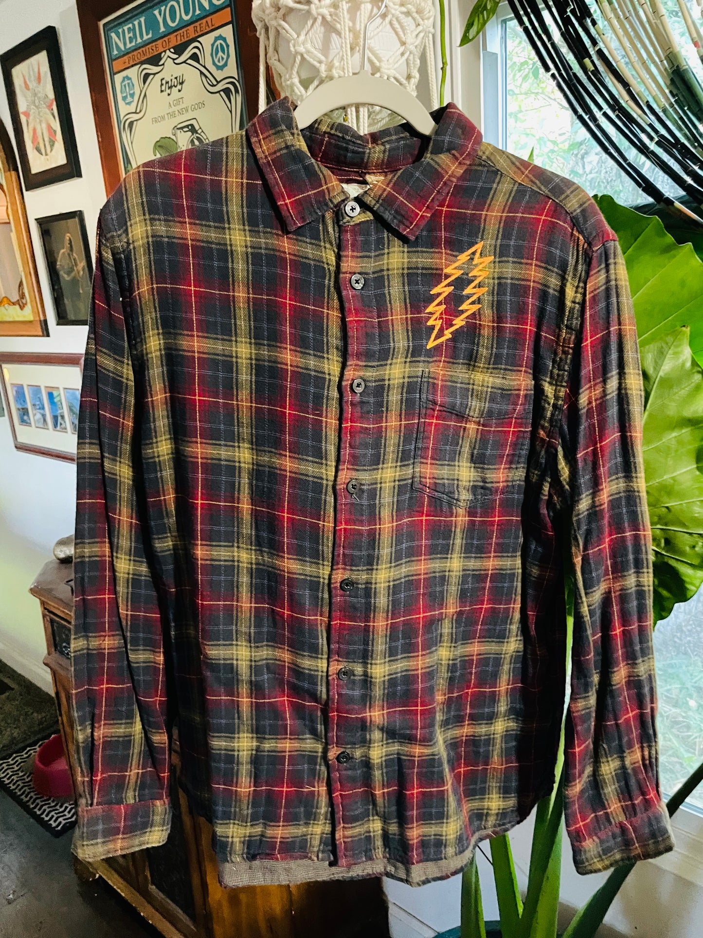 Love Light Stealie Flannel Medium