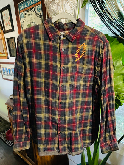 Love Light Stealie Flannel Medium