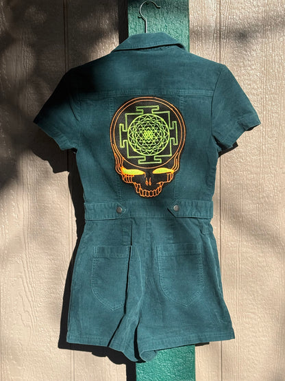 Corduroy Stealie Romper Size Small