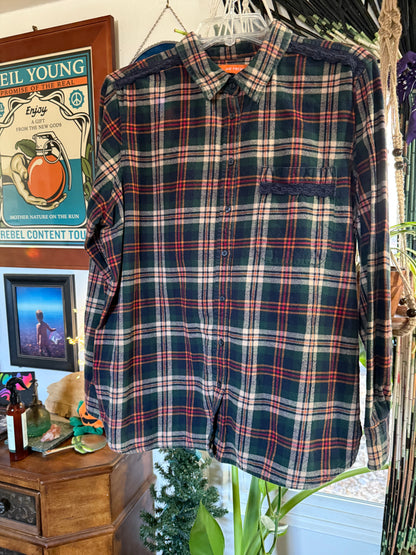 Flower of Life Stealie Flannel Women’s Large