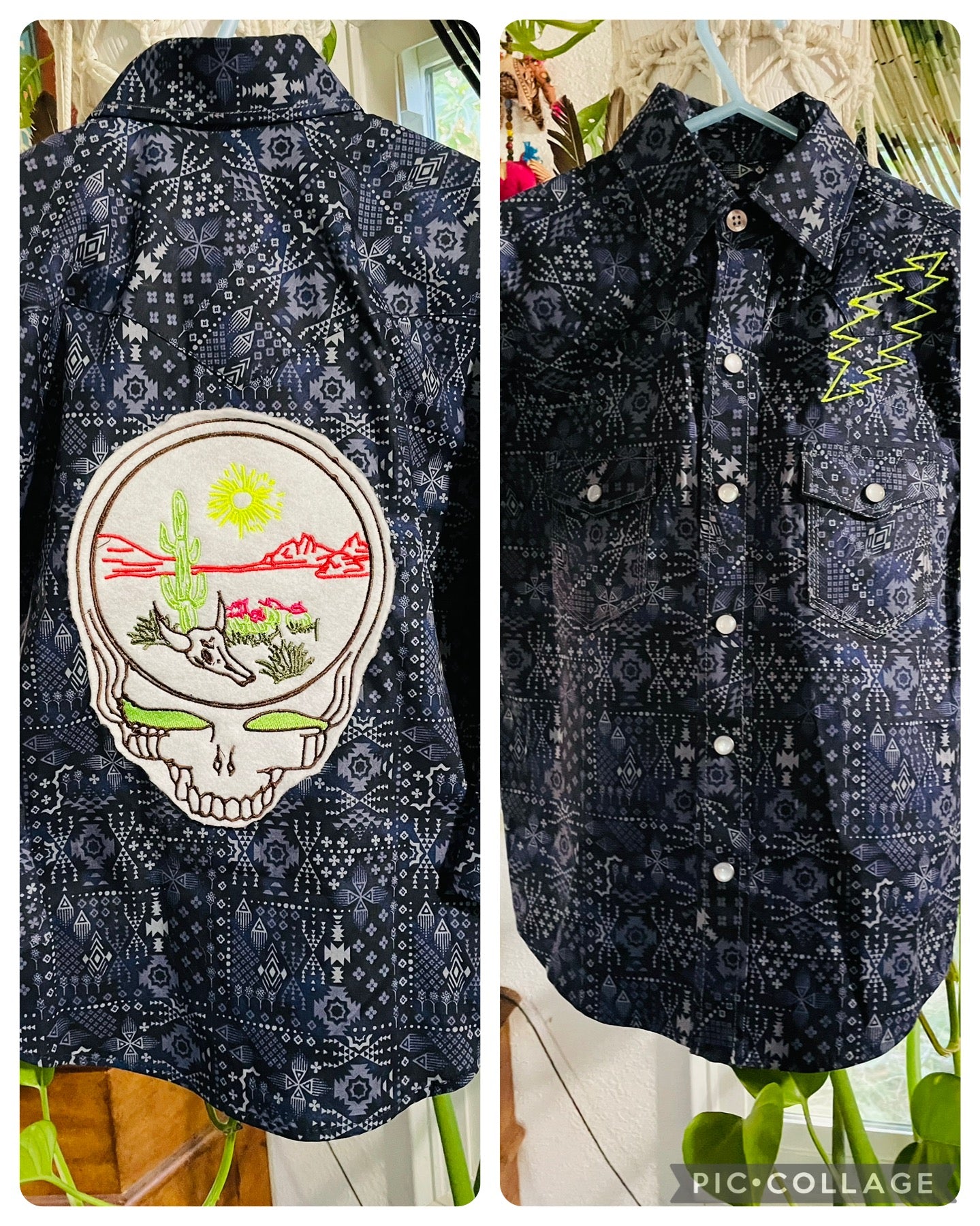 Kid’s Pearl Snap Western Stealie Shirt