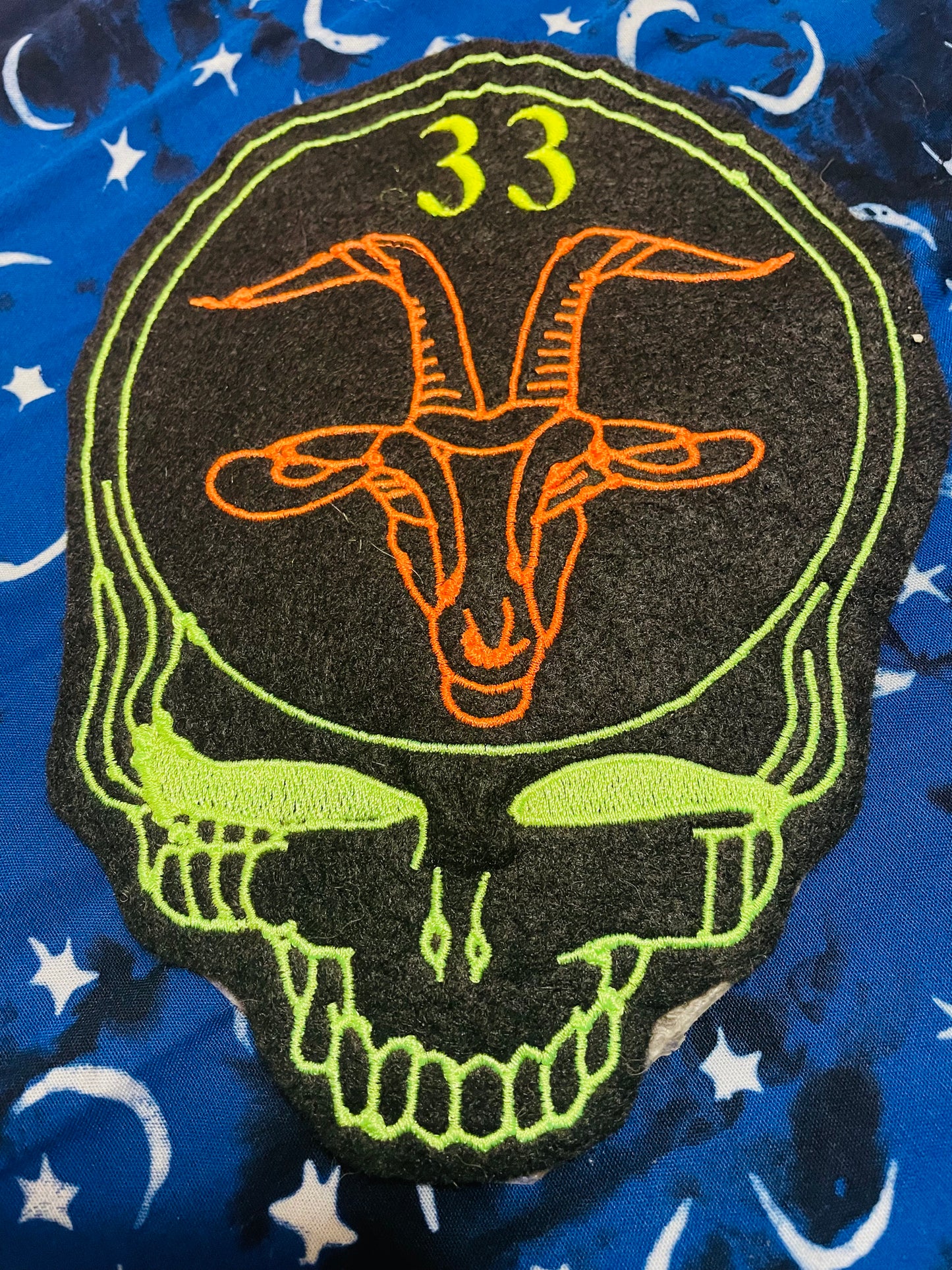 Billy Strings Goat Stealie Patch