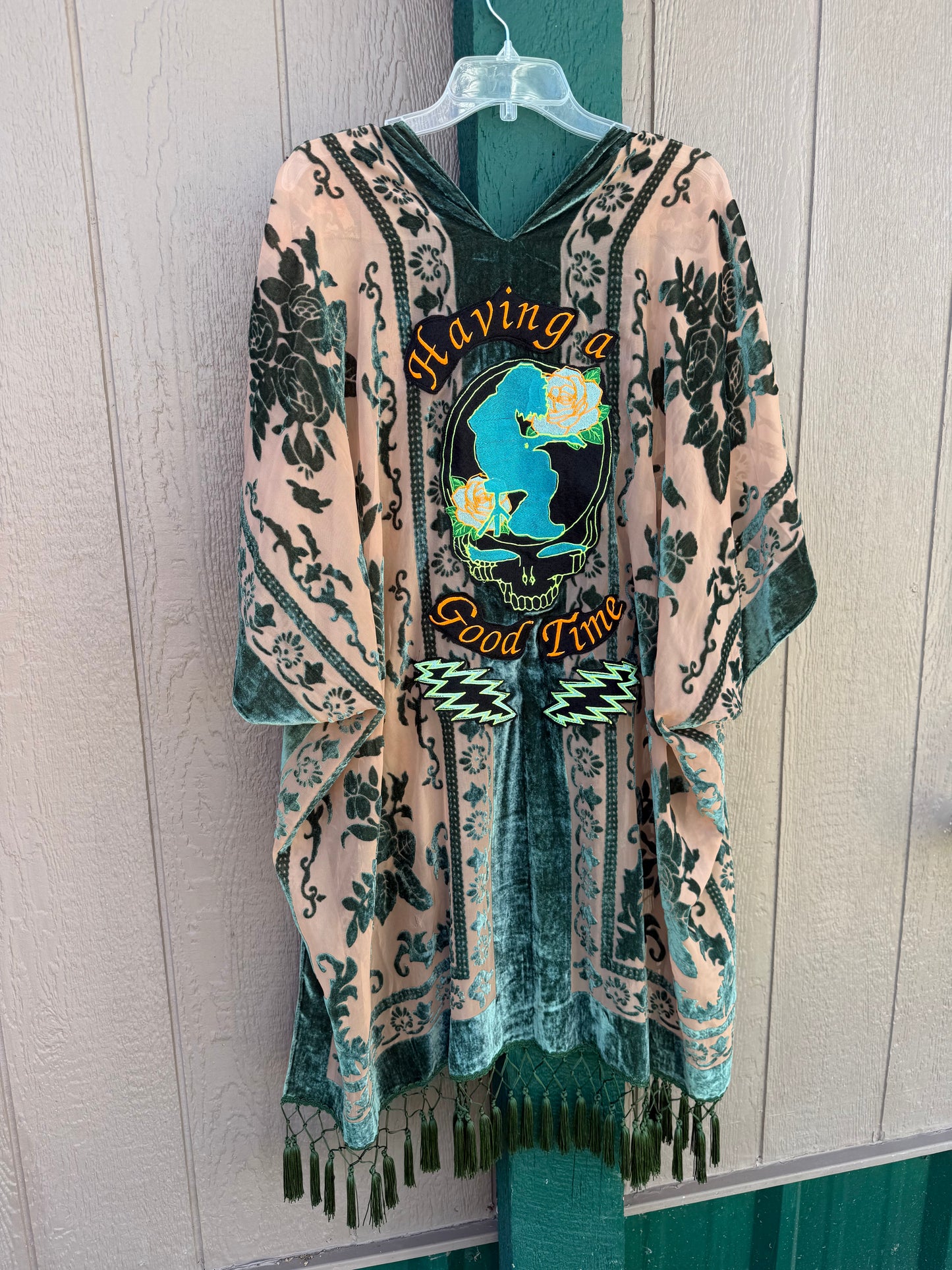 Porch Song Burnout Velvet Kimono