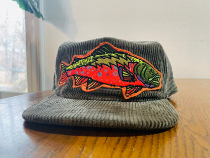 Corduroy Grateful Dead Trout Hat