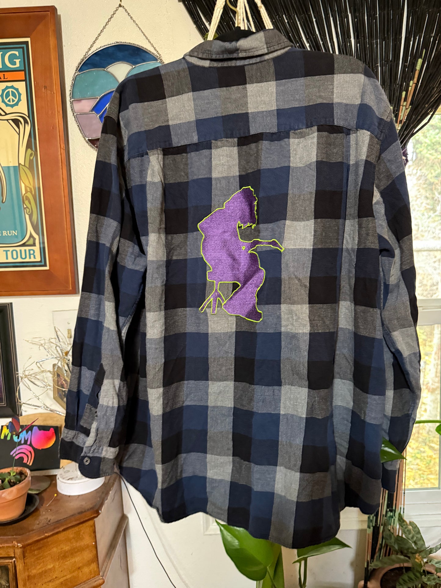 XXL Men’s Embrodiered Mikey Flannel