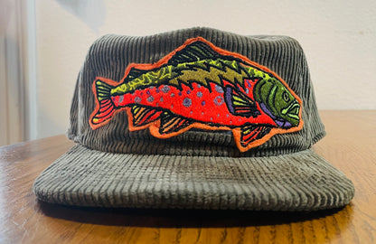 Corduroy Grateful Dead Trout Hat