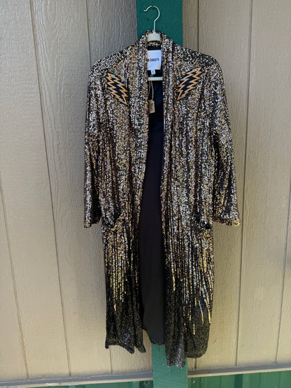 Sequin Sunshine Daydream Duster Size Medium