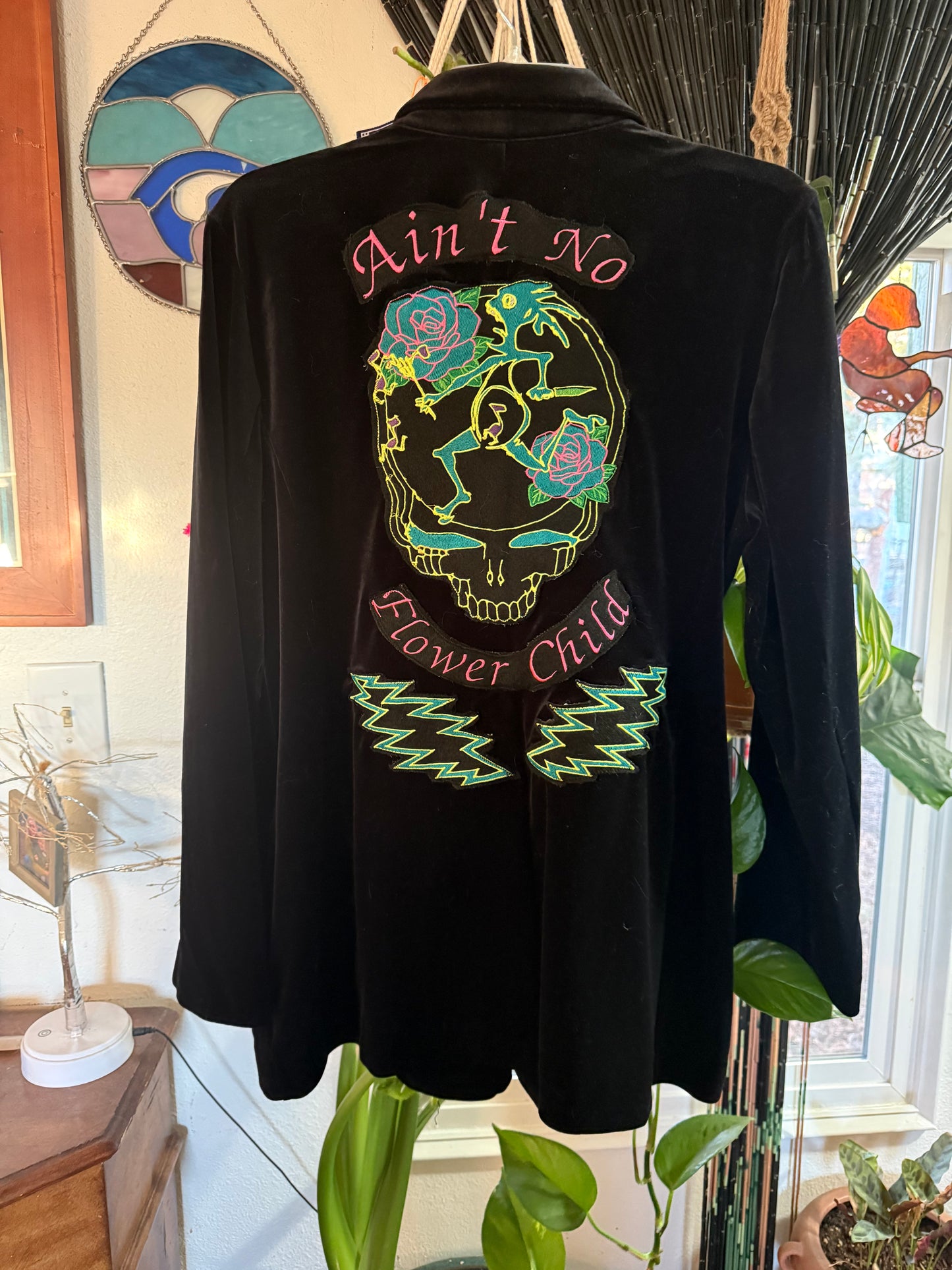 Greta Velvet Blazer Large